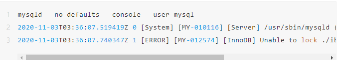 MySQL 启动